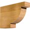 Ekena Millwork Alpine Rough Sawn Rafter Tail, Western Red Cedar, 4"W x 12"H x 18"L RFT04X12X18ALP00RWR - alternate 1